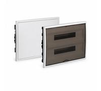 Cuadro De Distribucion De Empotrar 40 Elementos 2 Filas Tapa Blanca | Brico Eléctrico