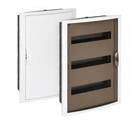 Cuadro De Distribucion De Empotrar 42 Elementos 3 Filas Tapa Blanca | Brico Eléctrico