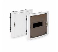 Cuadro De Distribucion De Empotrar 8 Elementos 1 Fila Tapa Blanca Precintable | Brico Eléctrico