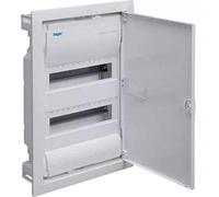 Caja empotrable golf serie VU, 2 filas, 24M, con puerta opaca blanca