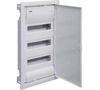 Hager Caja empotrable Golf Serie VU 3 filas 36M con puerta opaca blanca