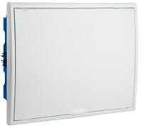 Cuadro eléctrico empotrar pladur 24 elementos + 4 precintables marco y puerta BLANCO SOLERA 82
