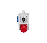 Cuadro eléctrico interruptor 0-1 3P+N+T 16A, 2P+T RS-Z 6272-00