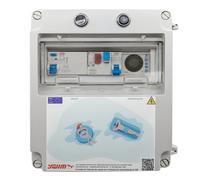 Cuadro Eléctrico Para Piscina Con Contactor Para Motor Trifásico De +2CV (MAX 14A) apto para Clorador