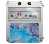 Cuadro Eléctrico TosunLux Piscina con Contactor Motor/Clorador y Transformador 2CV 60W / DC
