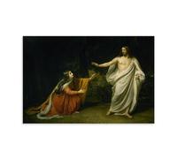 Cuadro en lienzo con imagen de la resurrección de Cristo apareciendo a María Magdalena Alexander Andreevich Ivanov, pintura para pared, arte moderno, 20 x 30 cm