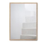 Cuadro step by step 30x40cm, Póster impreso en papel de primera calidad de 180gr, montado sobre marco de madera MDF acabado roble., Arquitectura