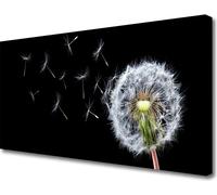 Cuadros decorativos para pared, lienzo, 100x50 cm, impresión artística, motivos de diente de león y plantas