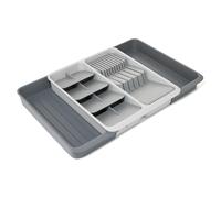 Cubertero DRAWERSTORE 8500015 40 x 33 cm, extensible, gris, plástico, Joseph Joseph