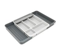 Cubertero DRAWERSTORE 8500016 40 x 34 cm, extensible, gris, plástico, Joseph Joseph