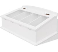 Cubertero estilo barroco MDF blanco