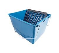 Cofan Cubeta 16 L Azul con rejilla y 2 asas