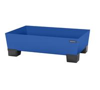 Cubeta colectora de acero con patas de plástico eurokraft pro, L x A x H 1240 x 815 x 360 mm