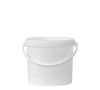Cubeta de 5 l, plástico PP, blanca