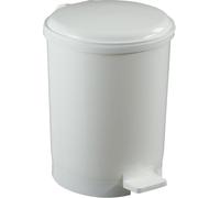 Cubeta de plástico de 20 litros, color blanco