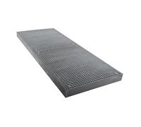 Cubeta plana de acero galvanizado LaCont, anchura 1000 mm