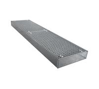 Cubeta plana de acero galvanizado LaCont, anchura 500 mm
