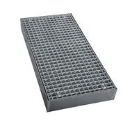 Cubeta plana de acero galvanizado LaCont, anchura 500 mm