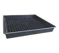 Cubeta universal de PE para recipientes pequeños eurokraft basic, capacidad 100 l, sin homologación