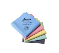 cubex professional Paños Purmicro Active de microfibra con revestimiento de PUR 38 x 35 cm para una limpieza 100% segura y eficaz (Purmicro Active 5 colores (rojo, verde, amarillo, azul y gris), 10