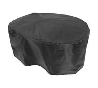 Cubierta Antipolvo Negra 420d de Oxford para Patio Exterior | Fácil Instalación, Diseño Versátil y Reutilizable, Apta para Piscina, Tanque de Agua y Lavadora