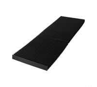 Cubierta antipolvo para enrutador CNC, protector flexible de fuelle de acordeón para protección del motor del husillo, 1,5 m, elástico negro (135 mm)