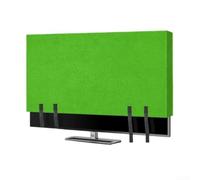 Cubierta antipolvo para pantalla de TV, material de fieltro, protección antiarañazos para televisores de 55, 65 y 75 pulgadas, correa segura para almacenamiento en movimiento (75 pulgadas)