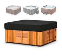 Cubierta Cuadrada SPA para Hot Spring Grandee 2002-2011 | Cubierta Cuadrada Spa; Capa ligera de oxford 420D, Borde elástico alrededor del spa; Barrera superficial todo el año