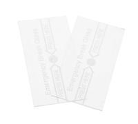 Cubierta de Alarma Manual de Vidrio para Interruptor, 2 Piezas | Repuesto para Pulsador de Emergencia, Resistencia a Altas Temperaturas, Uso en Distintos Entornos