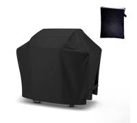 Cubierta de barbacoa resistente al agua 600D Oxford Grill Guard resistente a los rayos UV resistente al viento protección para barbacoa de carbón de gas al aire libre 140 x 58 x 107 cm (140 x 58 x 107