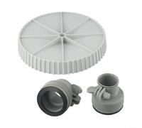 Cubierta de bomba de arena con adaptador de manguera tipo B para Summer Wave SFX1000 SFX1500 - Cubierta de carcasa de filtro de arena de jardín, diseño impermeable para agua clara de piscina
