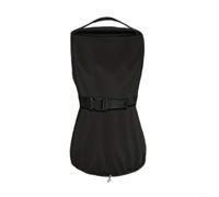 Cubierta de bomba de filtro de arena para sistemas de piscina Intex, Oxford 210D, impermeable, a prueba de polvo, funda protectora con cremallera y cordón, negro, 22 x 35 cm