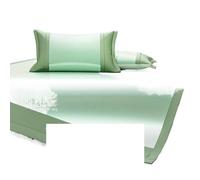 Cubierta de colchón de Seda Ice Silk, Estera Plegable de Doble Cara for Dormir Verano for Cama, Dormitorio, Oficina, Multicolor, Varios tamaños(Green 1,150x200cm)