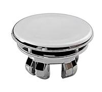 Cubierta de desbordamiento para lavabo de 22-24 mm, resistente y | Tapa de drenaje redonda para lavabo, 22-24 mm, resistente, diámetro de inserción de anillo de repuesto para lavabo de baño y