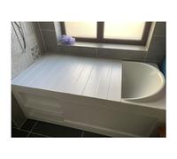 Cubierta de esquina de PVC de alta calidad, panel aislante para bañera de hidromasaje y ducha, 0,6 cm de grosor, impermeable, diseño plegable, protección de 360°, fácil instalación