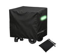 Cubierta de generador Oxford resistente al polvo y a los rayos UV | Compresor de aire acondicionado impermeable con asa y hebilla, protección para exteriores, patio, todo el jardín