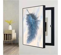 Cubierta de Panel eléctrico montada en la Pared, Tapa de Caja eléctrica Decorativa Multifuncional Caja de Tablero Oculto Cubierta