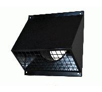 Cubierta de pared exterior con rejilla de protección