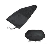 Cubierta de parrilla portátil resistente al viento con correas para Weber Q | Tela Oxford 210D/420D, resistente al desgarro, construcción, uso duradero en exteriores, resistente