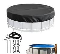 Cubierta de Piscina Protector circular para trampa bañera | Cubierta exterior de piscina en Camping, Patio, Hogar, Tina, Jardín Trasero, Jardín, Patio Exterior y al Aire Libre