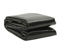 Cubierta De Piscina Rectangular Pe Negro 1200x600 Cm Vidaxl