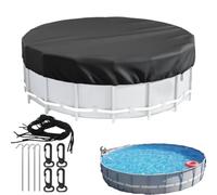Cubierta de Piscina Trampa Protectora Circular Para Bañera | Cubierta de Aislamiento Térmico para Piscina para Hogar, Jardín, Patio Trasero, Terraza, Tina, al Aire Libre, Camping y