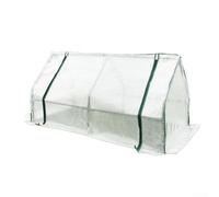 Cubierta de protección vegetal para túnel de cultivo pequeño con integración de rejilla de malla para apoyar un crecimiento saludable en jardines abiertos