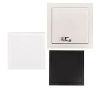 Cubierta de puerta de inspección,Puerta de acceso con cerradura,Cubierta de servicio de inspección de conductos eléctricos residenciales/comerciales(White,45x45cm)