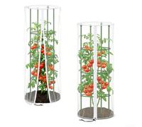 Cubierta de red para pájaros de jardín para jaula de tomate con cremallera, malla fina, protección vegetal contra plagas, ardillas, gatos, red transpirable con cordón para verduras, arbustos frutales