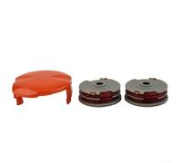 Cubierta de tapa de carrete compatible con recortadora Flymo y para 2 bobinas de alimentación automática dobles con línea para Contour 700 Power Plus CTXTFor 25 PTXT para 25