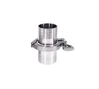 Cubierta de triple abrazadera de acero inoxidable 304 con adaptador de virola de rosca, 1 juego(K64mm 2 Inch Tc 25mm)