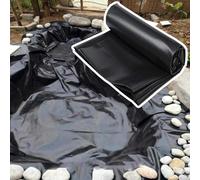 Cubierta de valla de jardín negra de alta calidad, polietileno suave de 0,12 mm de grosor para piscinas y peces, resistente a la intemperie, disponible en tamaños de 2, 4 x 6 m, 5 x 8 m