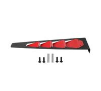 cubierta de ventilación para capó turbo Apto para Slingshots 2015-2025, capós motor aluminio coche, cubierta ventilación capó, accesorios inserción(Black Red)