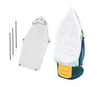 Cubierta de zapato de hierro utilizado para planchas eléctricas, protector de ropa al planchar, evita quemaduras, pegamentos, accesorio de placa de suela de fácil instalación, Blanco, Talla única